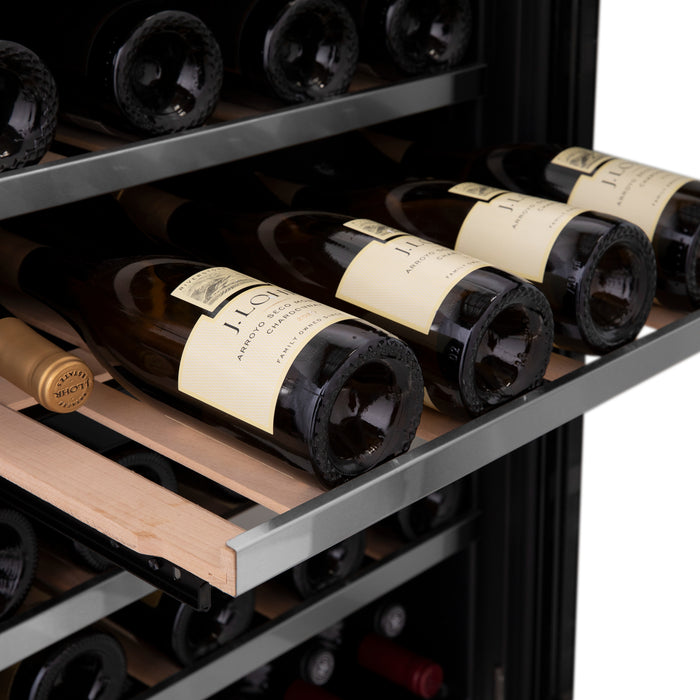 ZLINE 24" Monument Dual Zone 44-Bottle Wine Cooler in Stainless Steel