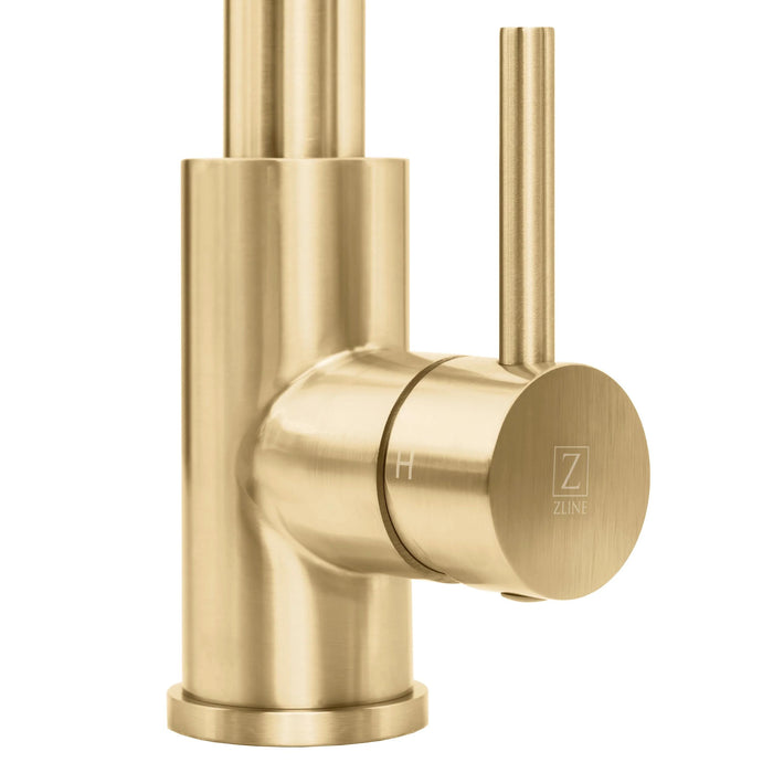 ZLINE Rubicon Pull Down Spring Spray Wand Kitchen Faucet – Model RBCN2-KF