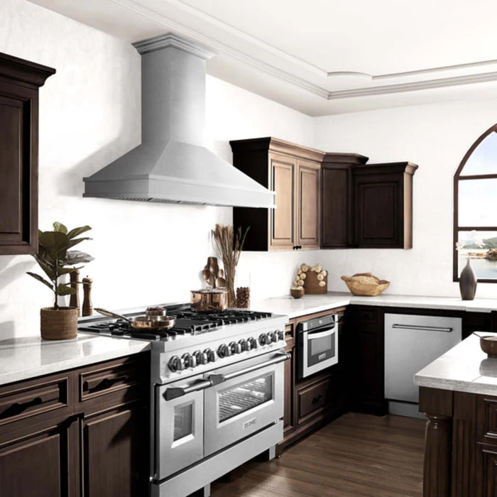 ZLINE Designer Series Satin Stainless Steel Wall Mount Range Hood