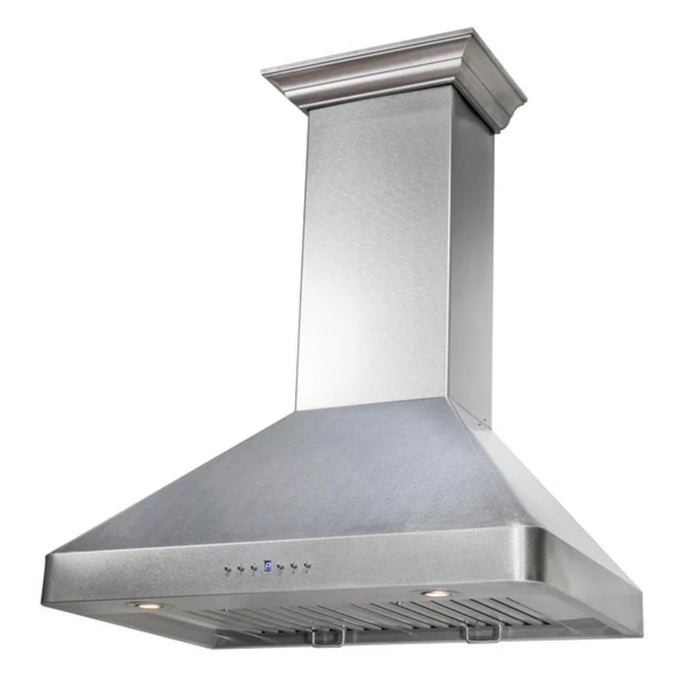 ZLINE Designer 8KF2S Series Satin Stainless Steel Island Mount Range Hood