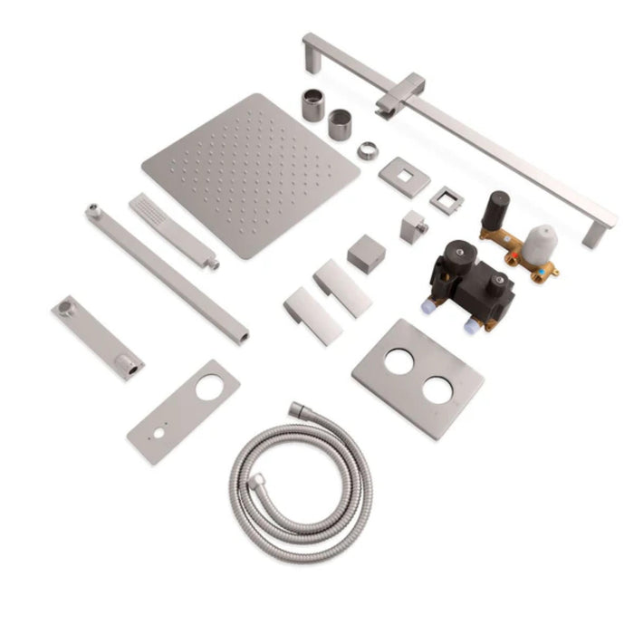 ZLINE Bliss Rainfall Shower System with 12" Oversized Shower Head (BLS-SHS12 Series)
