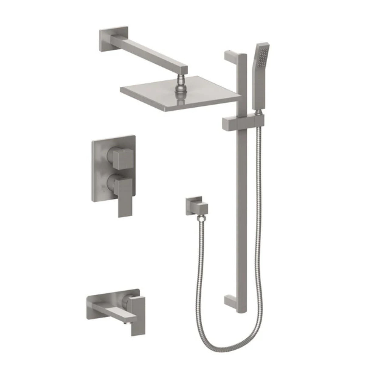 ZLINE Bliss Shower System with 16-Inch Oversized Rainfall Shower Head ...