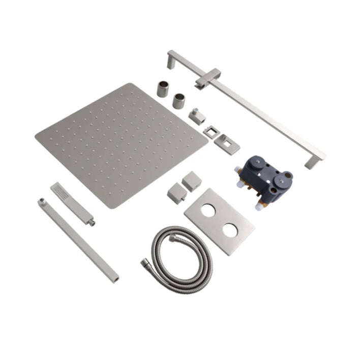 ZLINE Crystal Bay Thermostatic Shower System – Available in Multiple Finishes (CBY-SHS-T2 Series)