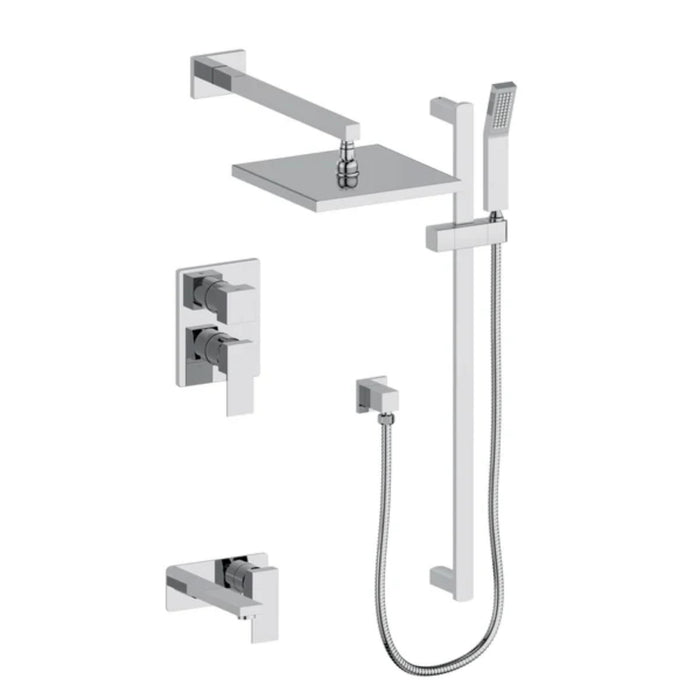 ZLINE Bliss Shower System with 16-Inch Oversized Rainfall Shower Head (BLS-SHS16 Series)