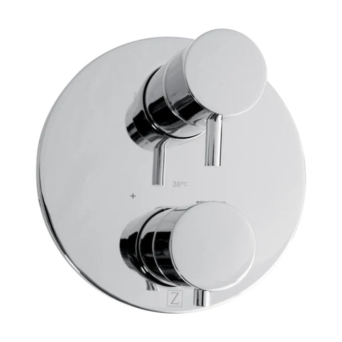 ZLINE Emerald EMBY-SHS-T2 Bay Thermostatic Shower System with Rainfall and Handheld Spray