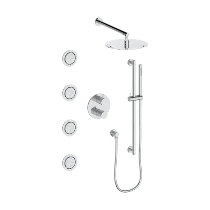 ZLINE Emerald Bay Thermostatic Shower System with Body Jets (EMBY-SHS-T3 series)