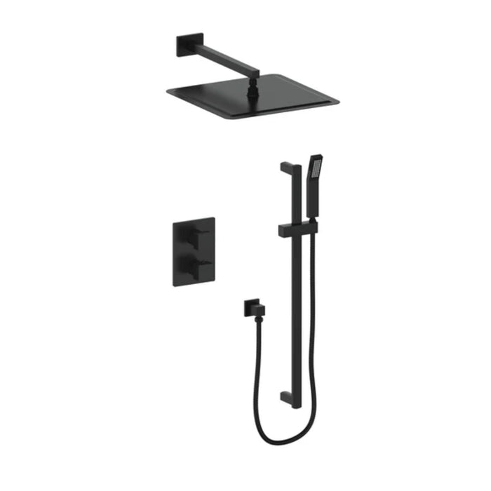 ZLINE Crystal Bay Thermostatic Shower System – Available in Multiple Finishes (CBY-SHS-T2 Series)