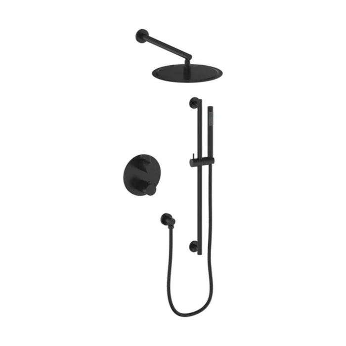 ZLINE Emerald EMBY-SHS-T2 Bay Thermostatic Shower System with Rainfall and Handheld Spray