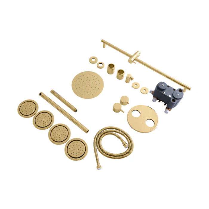 ZLINE Emerald Bay Thermostatic Shower System with Body Jets (EMBY-SHS-T3 series)