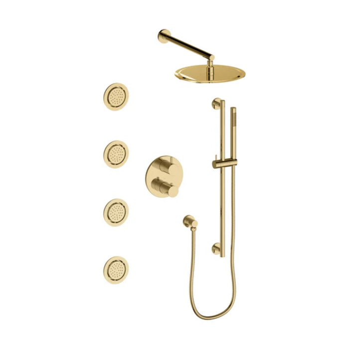 ZLINE Emerald Bay Thermostatic Shower System with Body Jets (EMBY-SHS-T3 series)