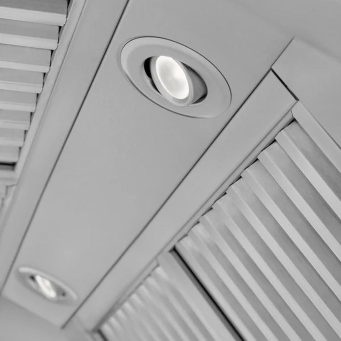 ZLINE 597 Series Professional Wall Mount Range Hood with 430 Stainless Steel in Stainless Steel Finish