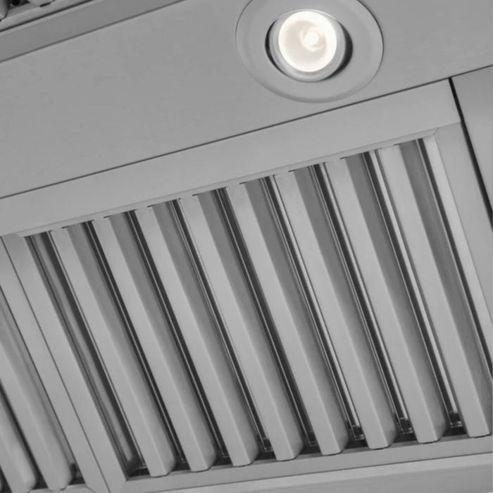 ZLINE 597 Series Professional Wall Mount Range Hood with 430 Stainless Steel in Stainless Steel Finish
