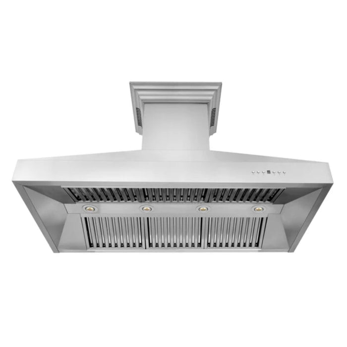 ZLINE 667CRN-BT Series Wall Mount Range Hood with Bluetooth Speakers.