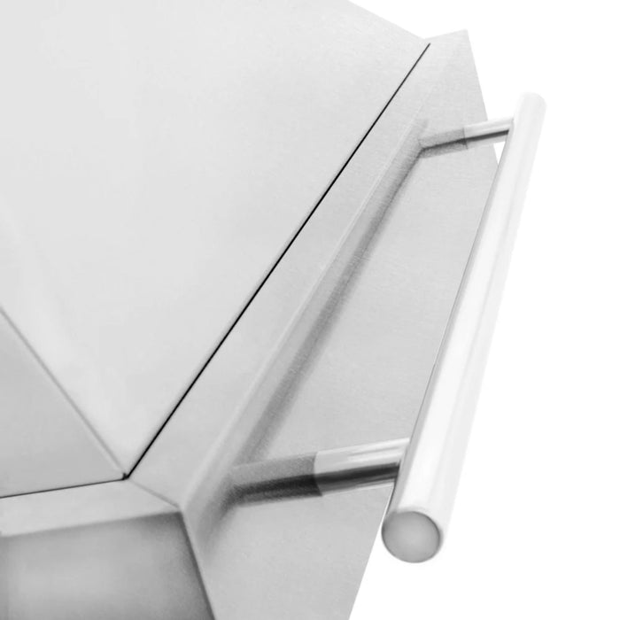 ZLINE 36" Wall Mount Range Hood with Satin Stainless Steel and Colored Shell