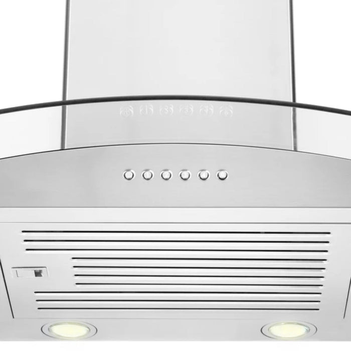 ZLINE ALP70WL 36 Inch 400 CFM 4-Speed Stainless Steel Wall Mount Range Hood