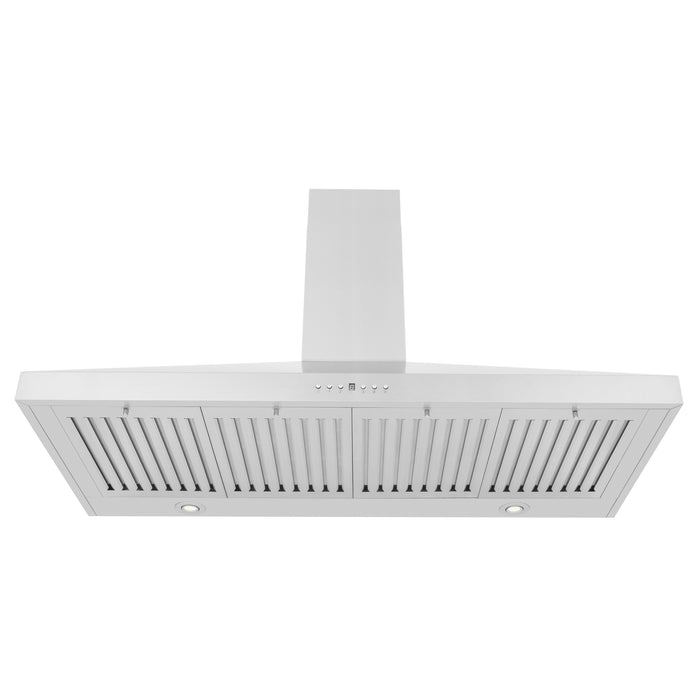 ZLINE 48" Convertible Vent Convertible Vent Wall Mount Range Hood in Stainless Steel