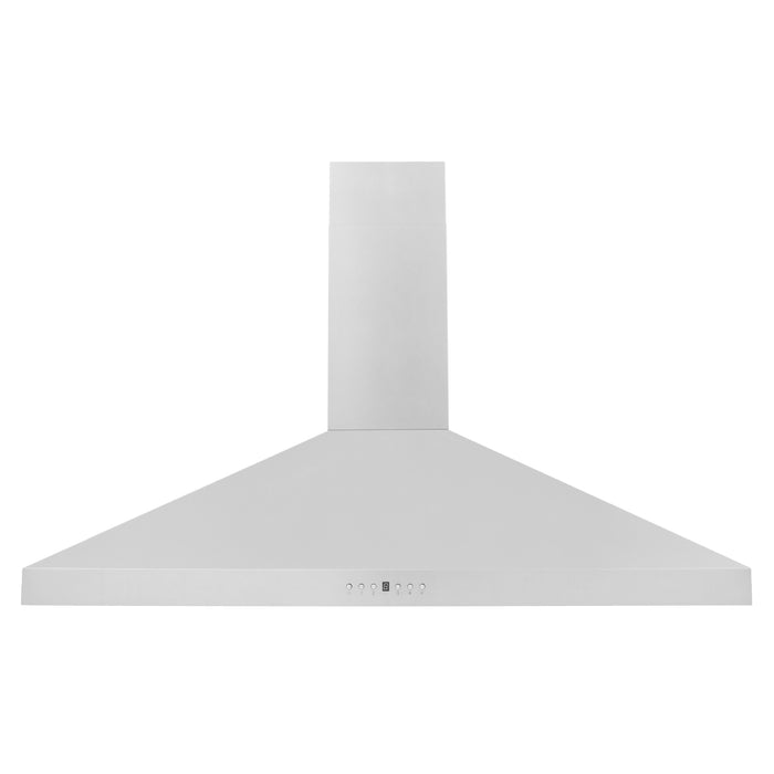 ZLINE 48" Convertible Vent Convertible Vent Wall Mount Range Hood in Stainless Steel