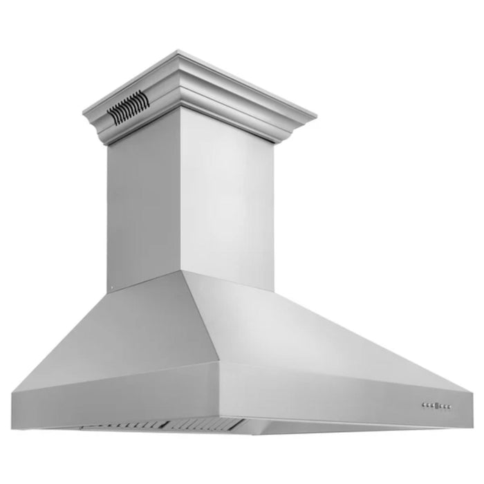 ZLINE 697CRN-BT 400 CFM Professional Wall Mount Range Hood with Built-in CrownSound Bluetooth Speakers