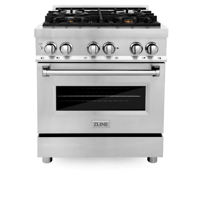 ZLINE Legacy Dual Fuel Range with Brass Burners – 24", 30", 36", and 48"