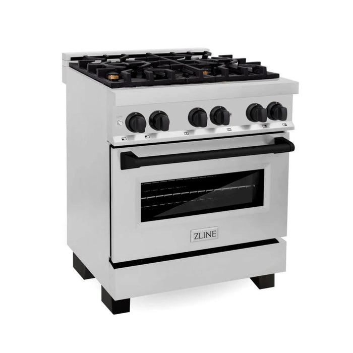 ZLINE Autograph Edition Dual Fuel Kitchen Package (30", 36", 48")