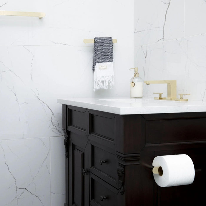 ZLINE CBY-TRD 18 Inch Crystal Bay Towel Rail Polished Gold