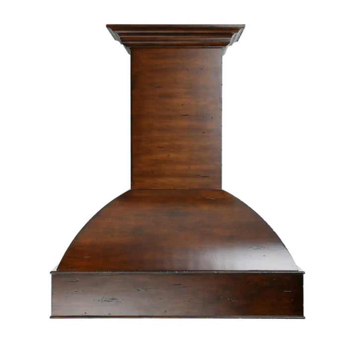 ZLINE 30 Inch 400 CFM Wooden Wall Mount Range Hood with Crown Molding