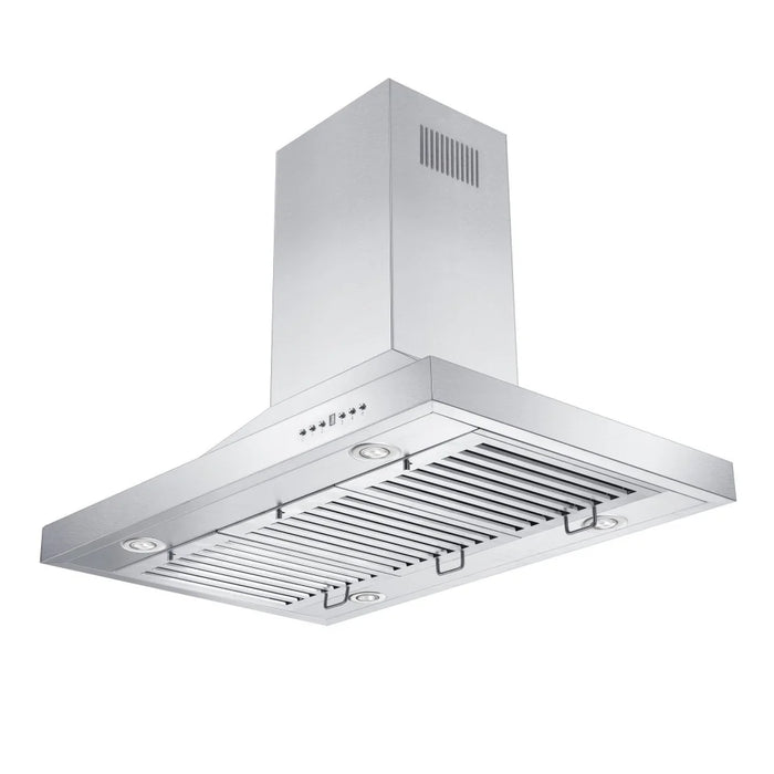 ZLINE Ducted Island Mount Range Hoods with Single Remote Blower GL2i-RS- 400 Series