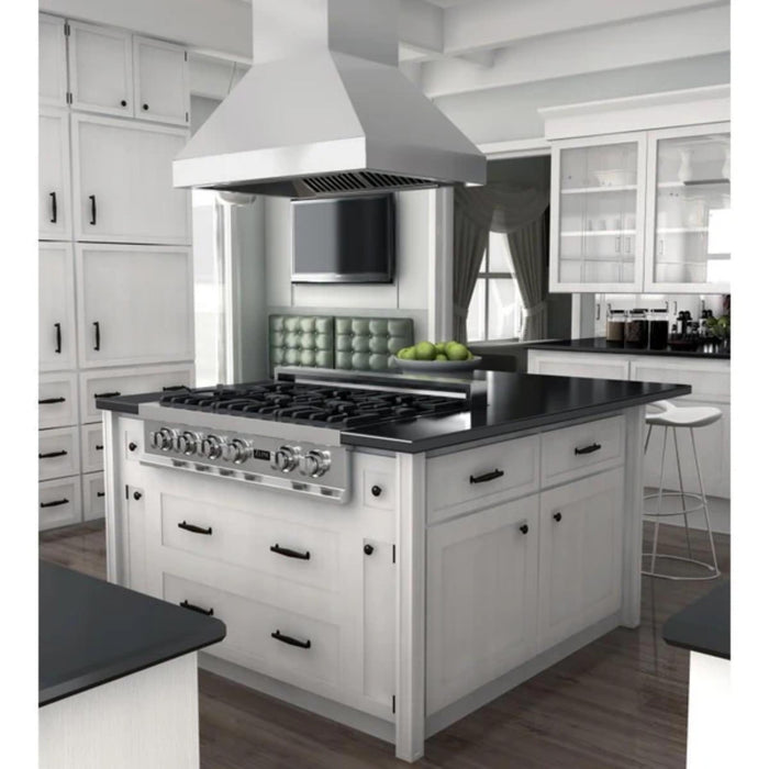 ZLINE 36 Inch Island Mount Range Hood in Stainless Steel