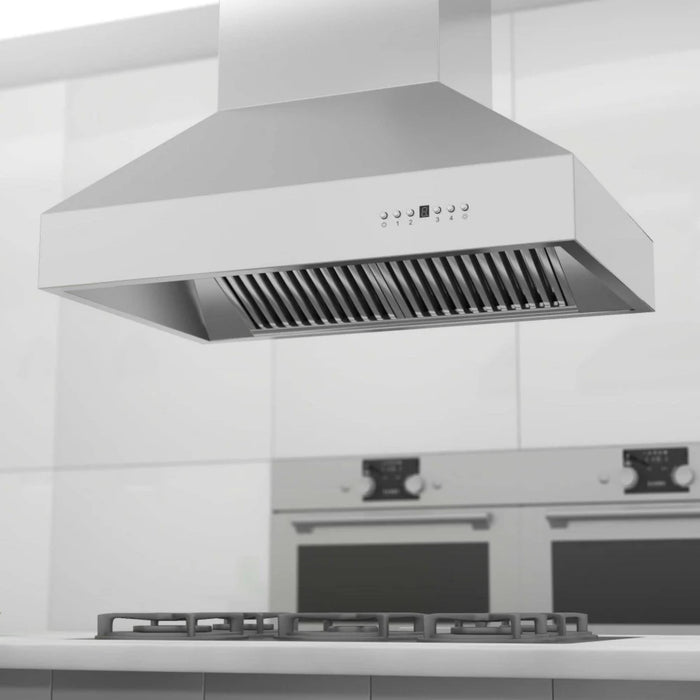 ZLINE Island Mount Outdoor Stainless Steel Range Hood