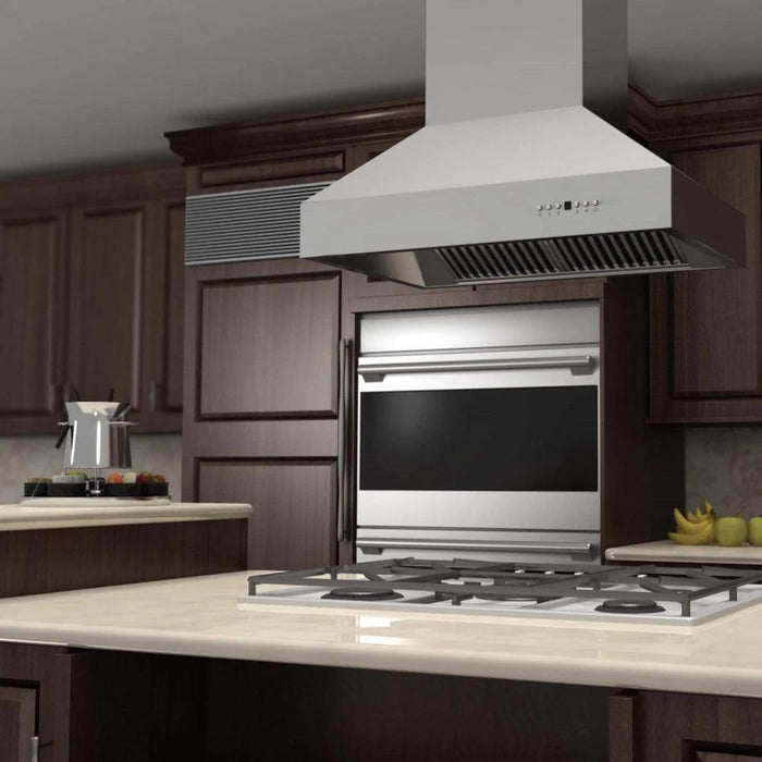 ZLINE Island Mount Outdoor Stainless Steel Range Hood