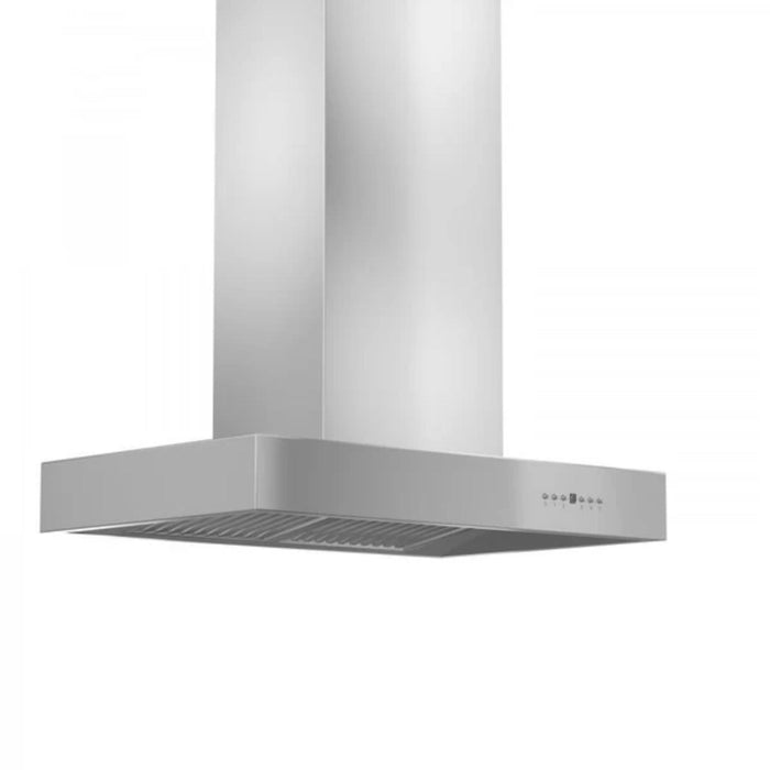 ZLINE KECOMi-R 36 Inch 400/700 CFM Remote Blower Island Mount Range Hood Stainless Steel