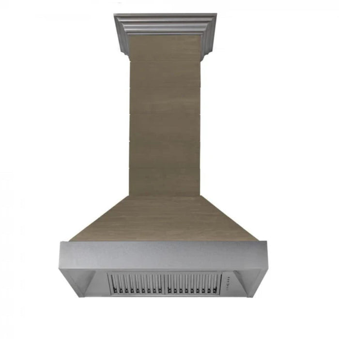 ZLINE 365YY 700 CFM Wooden Wall Mount Range Hood with Stainless Steel Accent
