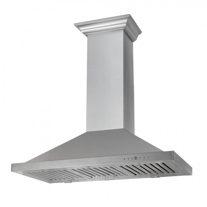 ZLINE 30" Designer Series Fingerprint Resistant Stainless Steel Convertible Vent Wall Mount Range Hood