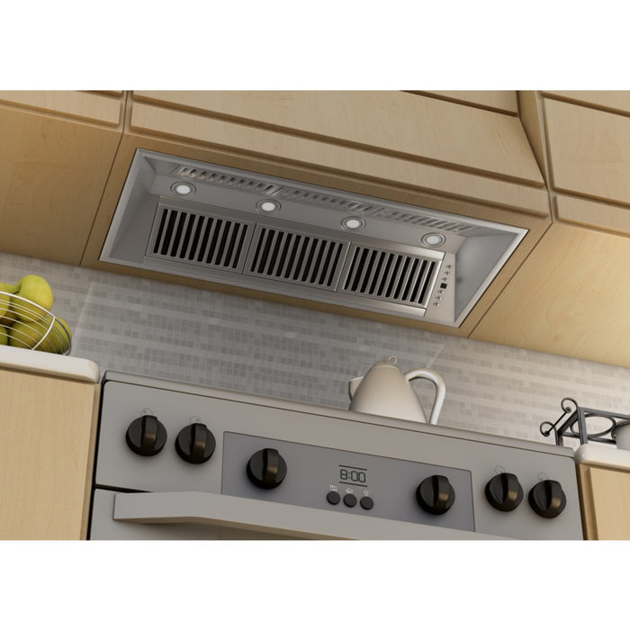 ZLINE 46" Ducted Wall Mount Range Hood Insert in Stainless Steel
