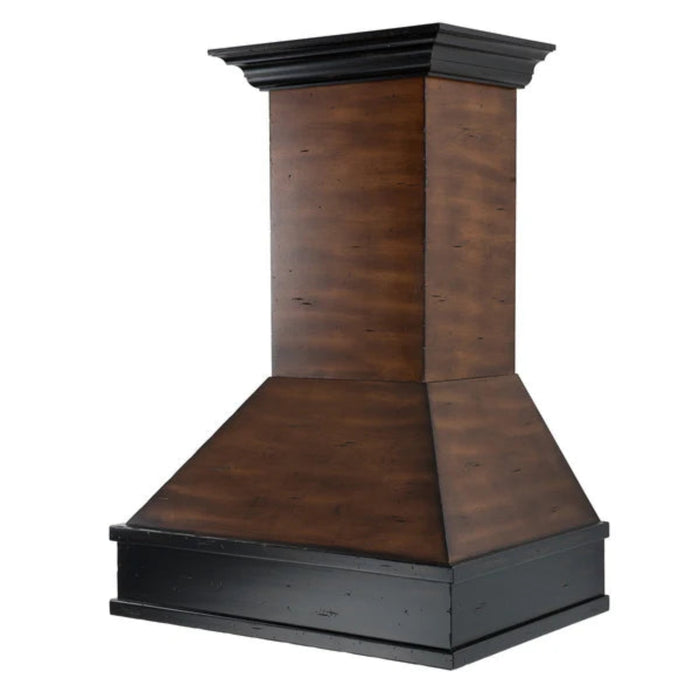 ZLINE 36" Antigua and Hamilton Wooden Wall Mount Range Hood with Dual Remote Blower