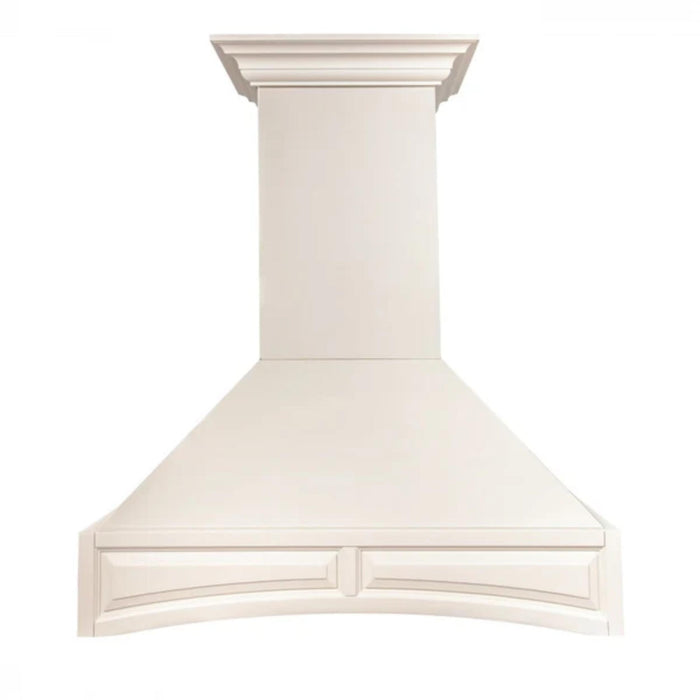 ZLINE 30" & 36" Wooden Wall Mount Range Hoods with Single Remote Blower in Cottage White