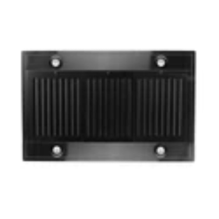 ZLINE Convertible Island Mount Range Hood in Black Stainless Steel
