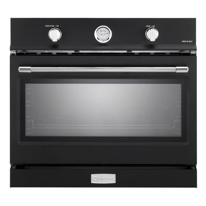 Verona 30-Inch Matte Black Built-In Gas Oven with 3.5 Cu. Ft. Capacity, Convection, Infrared Broiler and Digital Controls